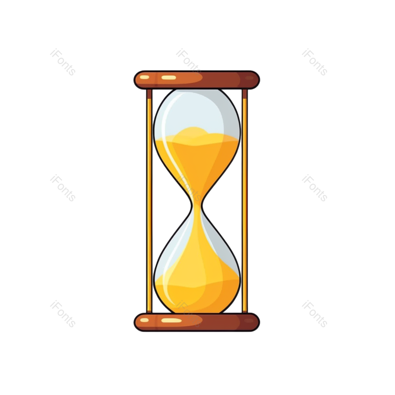 沙漏图片,液体元素,白色背景PNG,标志免抠素材